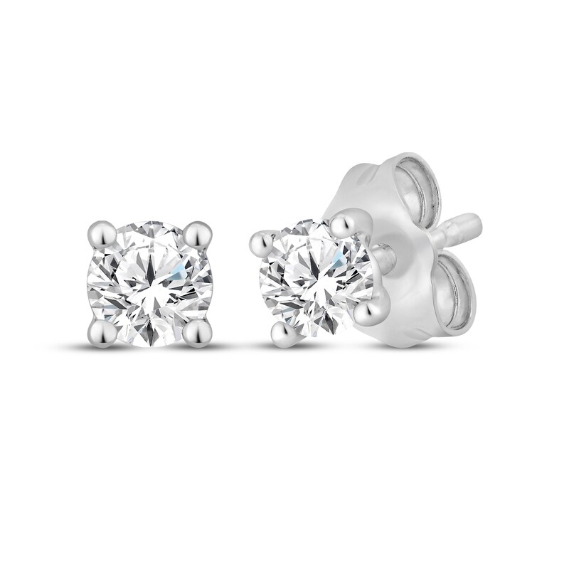 Main Image 3 of KAY Lab-Grown diamonds Round-Cut Solitaire Gift Set 1/2 ct tw 10K White Gold (I/SI2)
