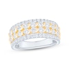 Thumbnail Image 1 of Now + Forever Diamond Four-Row Anniversary Ring 1-1/2 ct tw 14K Two-Tone Gold