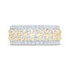 Thumbnail Image 3 of Now + Forever Diamond Four-Row Anniversary Ring 1-1/2 ct tw 14K Two-Tone Gold