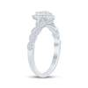 Thumbnail Image 2 of Now + Forever Multi-Diamond Heart-Shaped Engagement Ring 1/3 ct tw 10K White Gold