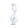 Thumbnail Image 2 of Charmed Memories Number 2 Charm Sterling Silver