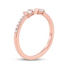 Thumbnail Image 2 of Baguette & Round-Cut Lab-Grown Diamond Deconstructed Ring 1/5 ct tw 10K Rose Gold