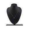 Thumbnail Image 6 of Diamond Curved Hexagon Necklace 1/10 ct tw 10K Rose Gold 18"