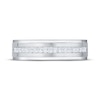 Thumbnail Image 3 of Now + Forever Men's Diamond Brushed Finish Wedding Band 1/4 ct tw 10K White Gold