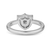 Thumbnail Image 3 of True Fans Las Vegas Raiders 1/15 ct tw Diamond Ring Sterling Silver