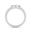 Thumbnail Image 4 of True Fans Las Vegas Raiders 1/15 ct tw Diamond Ring Sterling Silver