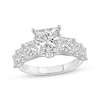 Thumbnail Image 1 of Lab-Grown Diamonds Princess-Cut Engagement Ring 4-1/2 ct tw 14K White Gold