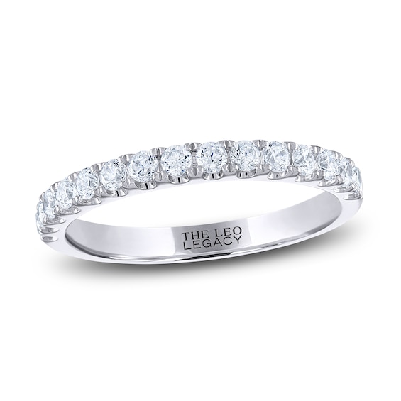 THE LEO Legacy Lab-Grown Diamond Wedding Band 1/2 ct tw 14K White Gold