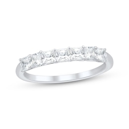 Princess-Cut Diamond Wedding Band 1 ct tw 14K White Gold