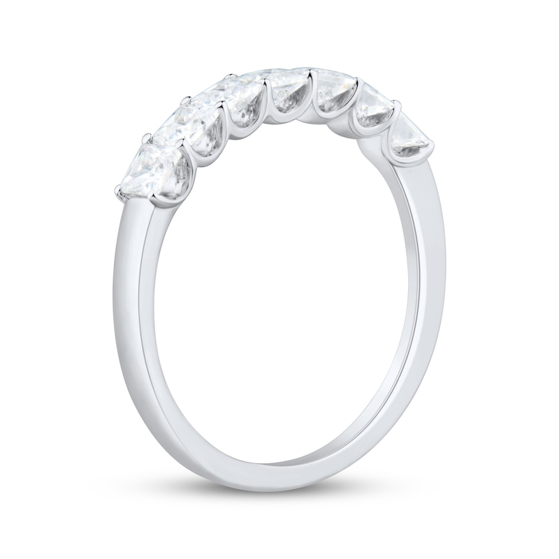 Main Image 2 of Princess-Cut Diamond Wedding Band 1 ct tw 14K White Gold