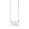 Thumbnail Image 2 of STUDIO BY KAY Lab-Grown Diamond "Mom" Necklace 1/4 ct tw Sterling Silver 18"