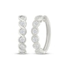 Thumbnail Image 1 of KAY Lab-Grown Diamonds Twist Hoop Earrings 1 ct tw 10K White Gold