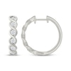 Thumbnail Image 3 of KAY Lab-Grown Diamonds Twist Hoop Earrings 1 ct tw 10K White Gold