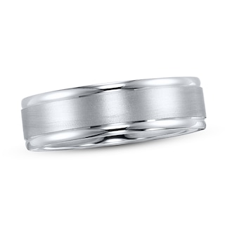 Now + Forever Wedding Band 10K White Gold 6mm