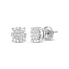 Thumbnail Image 1 of KAY Lab-Grown Diamonds Multi-Stone Stud Earrings 1/6 ct tw Sterling Silver