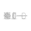 Thumbnail Image 3 of KAY Lab-Grown Diamonds Multi-Stone Stud Earrings 1/6 ct tw Sterling Silver