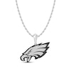 Thumbnail Image 1 of True Fans Philadelphia Eagles 1/4 ct tw Necklace Sterling Silver