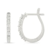 Thumbnail Image 3 of Diamond Accent Hoop Earrings Sterling Silver