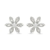 Thumbnail Image 1 of Diamond Accent Flower Stud Earrings Sterling Silver