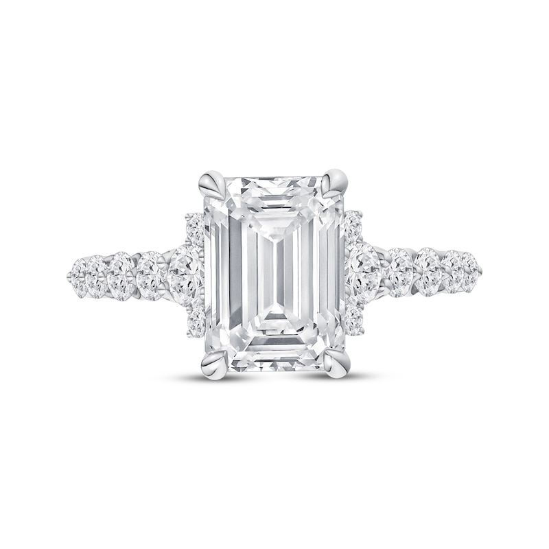 Main Image 4 of Now + Forever Lab-Grown Diamonds Emerald-Cut Engagement Ring 2-1/2 ct tw 14K White Gold