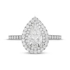 Thumbnail Image 3 of Neil Lane Artistry Pear-Shaped Lab-Grown Diamond Double Frame Engagement Ring 1-3/4 ct tw 14K White Gold