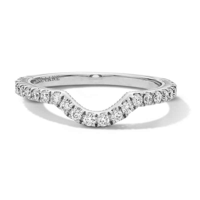 Main Image 12 of Neil Lane Artistry Lab-Grown Diamond Contour Wedding Band 1/3 ct tw 14K White Gold