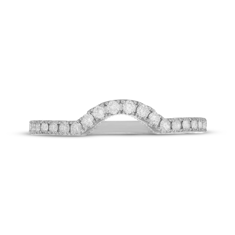 Main Image 3 of Neil Lane Artistry Lab-Grown Diamond Contour Wedding Band 1/3 ct tw 14K White Gold