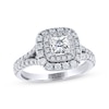 Thumbnail Image 0 of THE LEO Legacy Lab-Created Diamond Princess-Cut Engagement Ring 1-3/8 ct tw 14K White Gold