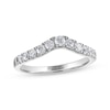 Thumbnail Image 1 of THE LEO Ideal-Cut Diamond Contour Anniversary Band 1/2 ct tw 14K White Gold