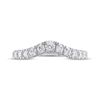 Thumbnail Image 3 of THE LEO Ideal-Cut Diamond Contour Anniversary Band 1/2 ct tw 14K White Gold