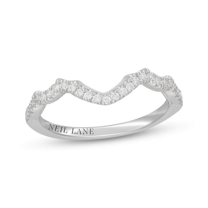 Main Image 7 of Neil Lane Diamond Contour Wedding Band 1/5 ct tw 14K White Gold