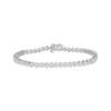Thumbnail Image 1 of KAY Lab-Grown Diamonds Line Bracelet 4 ct tw 14K White Gold 7.25&quot;