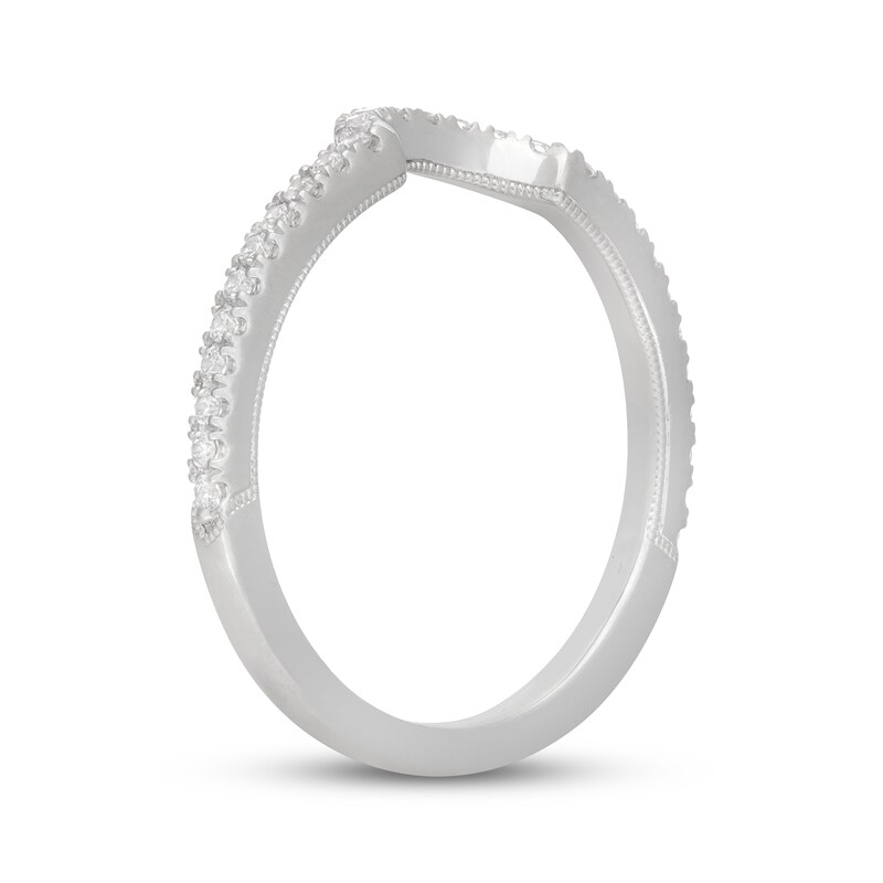 Main Image 2 of Neil Lane Diamond Contour Wedding Band 1/5 ct tw 14K White Gold