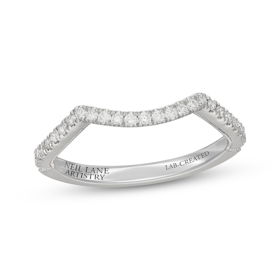 Neil Lane Artistry Lab-Grown Diamond Contour Ring 1/4 ct tw 14K White Gold