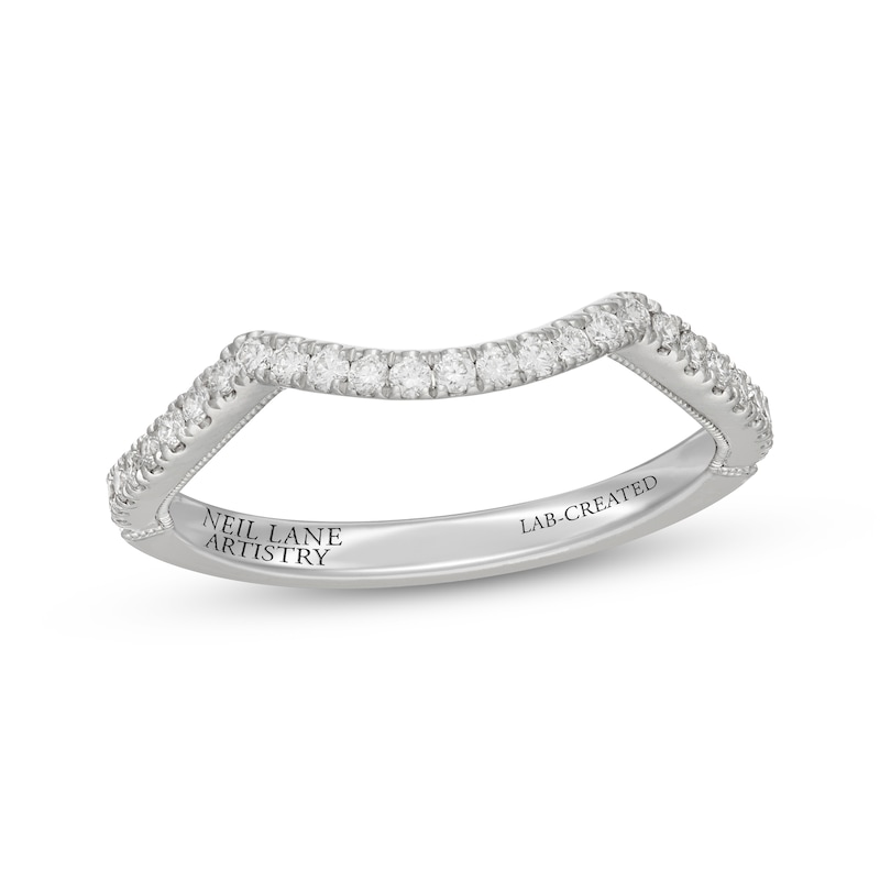 Main Image 7 of Neil Lane Artistry Lab-Grown Diamond Contour Ring 1/4 ct tw 14K White Gold