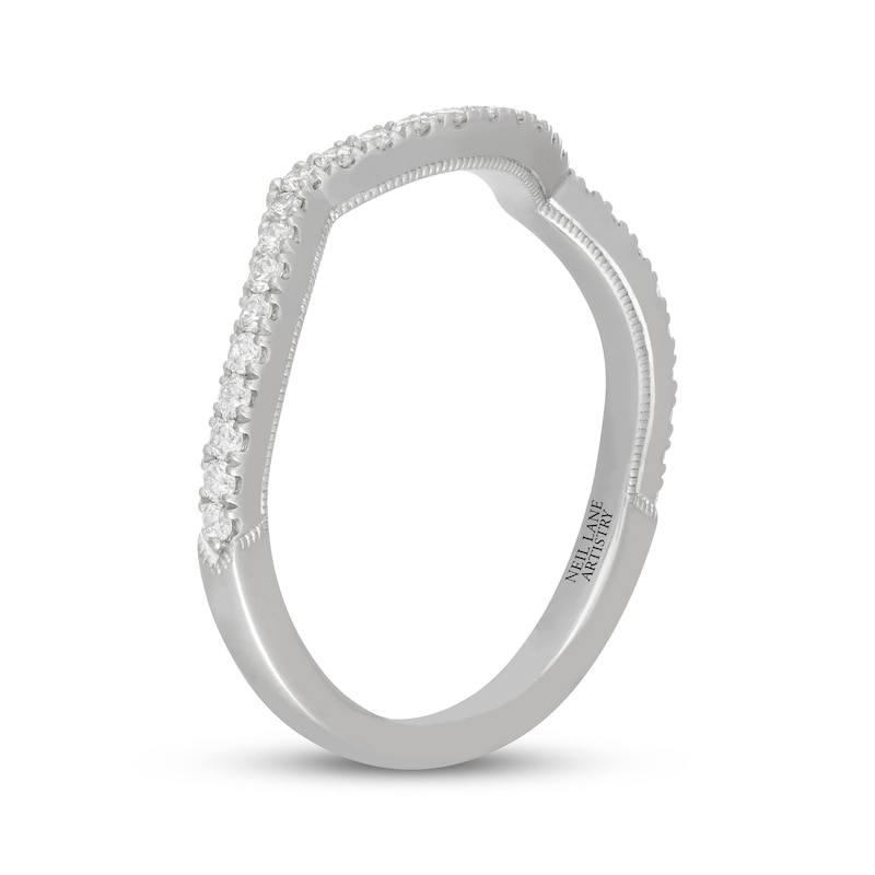 Main Image 8 of Neil Lane Artistry Lab-Grown Diamond Contour Ring 1/4 ct tw 14K White Gold