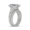 Thumbnail Image 2 of Neil Lane Artistry Emerald-Cut Lab-Grown Diamond Bridal Set 7-5/8 ct tw 14K White Gold
