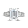 Thumbnail Image 6 of Neil Lane Artistry Emerald-Cut Lab-Grown Diamond Engagement Ring 7-3/8 ct tw 14K White Gold