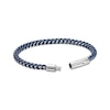 Thumbnail Image 2 of Foxtail Chain Bracelet 7mm Blue Ion-Plated Solid Stainless Steel 8.5&quot;
