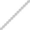 Thumbnail Image 1 of Diamond Circle Link Bracelet 1/4 ct tw Sterling Silver 7"