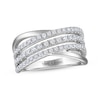 Thumbnail Image 0 of THE LEO Diamond Multi-Row Ring 3/4 ct tw 14K White Gold