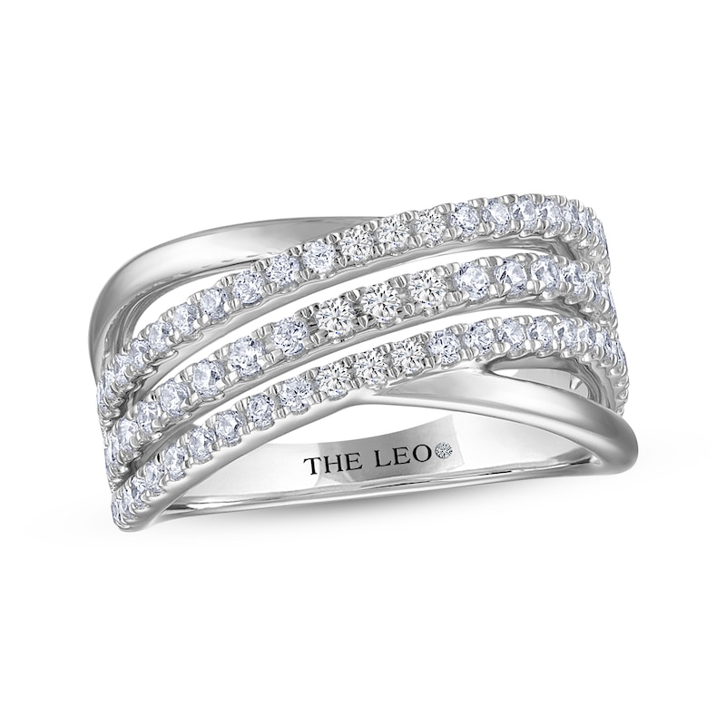 THE LEO Diamond Multi-Row Ring 3/4 ct tw 14K White Gold