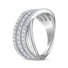 Thumbnail Image 1 of THE LEO Diamond Multi-Row Ring 3/4 ct tw 14K White Gold
