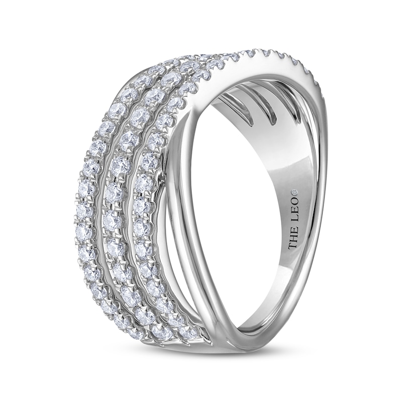 THE LEO Diamond Multi-Row Ring 3/4 ct tw 14K White Gold