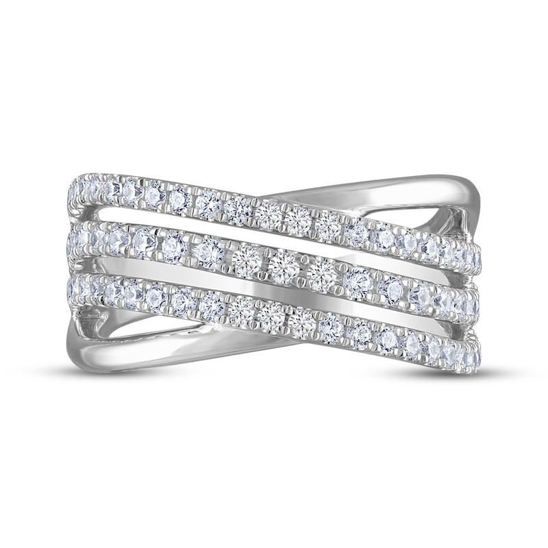 Main Image 3 of THE LEO Diamond Multi-Row Ring 3/4 ct tw 14K White Gold