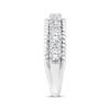 Thumbnail Image 2 of Threads of Love Lab-Grown Diamond Anniversary Ring 1 ct tw 14K White Gold