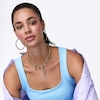 Thumbnail Image 5 of Paperclip Chain Necklace with O-Ring Clasp Hollow 10K Yellow Gold 17&quot;