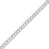 Thumbnail Image 2 of Men's Diamond Geometric Curb Chain Bracelet 2 ct tw Sterling Silver 8.5&quot;