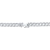Thumbnail Image 3 of Men's Diamond Geometric Curb Chain Bracelet 2 ct tw Sterling Silver 8.5&quot;