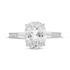 Thumbnail Image 3 of Neil Lane Artistry Oval-Cut Lab-Grown Diamond Engagement Ring 4 ct tw 14K White Gold